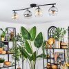Koyoto Taklampa, kullampa Amber, Klart, Rökfärger, 4-ljuskällor