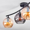 Koyoto Taklampa, kullampa Amber, Rökfärger, 4-ljuskällor