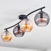 Koyoto Taklampa, kullampa Amber, Rökfärger, 4-ljuskällor