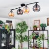 Koyoto Taklampa, kullampa Amber, Rökfärger, 4-ljuskällor