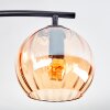 Koyoto Taklampa, kullampa Amber, 4-ljuskällor