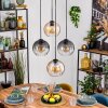 Koyoto Pendellampa, kullampa, Pendelbelysning Amber, Klart, Rökfärger, 4-ljuskällor