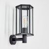 Monfanim vägglampa utomhus, Vägglampa Svart, 1-ljuskällor
