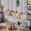 Koyoto Pendellampa, kullampa, Pendelbelysning Amber, Klart, Rökfärger, 4-ljuskällor