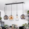 Koyoto Pendellampa, kullampa, Pendelbelysning Amber, Klart, Rökfärger, 4-ljuskällor