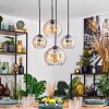 Koyoto Pendellampa, kullampa, Pendelbelysning Amber, Klart, 4-ljuskällor