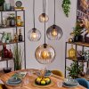 Koyoto Pendellampa, kullampa, Pendelbelysning Amber, Klart, Rökfärger, 4-ljuskällor