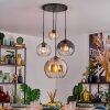 Koyoto Pendellampa, kullampa, Pendelbelysning Amber, Klart, Rökfärger, 4-ljuskällor