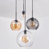Koyoto Pendellampa, kullampa, Pendelbelysning Amber, Klart, Rökfärger, 4-ljuskällor