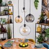 Koyoto Pendellampa, kullampa, Pendelbelysning Amber, Klart, Rökfärger, 4-ljuskällor