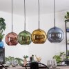 Koyoto Pendellampa, kullampa, Pendelbelysning Blå, Guld, Grön, Kopparfärg, 4-ljuskällor