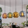 Koyoto Pendellampa, kullampa, Pendelbelysning Blå, Guld, Grön, Kopparfärg, 4-ljuskällor