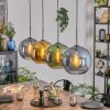 Koyoto Pendellampa, kullampa, Pendelbelysning Blå, Guld, Grön, 4-ljuskällor