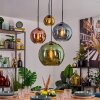 Koyoto Pendellampa, kullampa, Pendelbelysning Blå, Guld, Grön, Kopparfärg, 4-ljuskällor