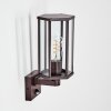 Monfanim vägglampa utomhus, Vägglampa Rostfärger, 1-ljuskällor, Rörelsedetektor