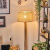 Sabadim Golvlampa Naturfärger, Svart, 1-ljuskällor