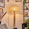 Sabadim Golvlampa Naturfärger, Svart, 1-ljuskällor