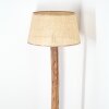 Sabadim Golvlampa Naturfärger, Svart, 1-ljuskällor