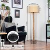 Cavaca Golvlampa Naturfärger, Svart, 1-ljuskällor