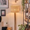 Cavaca Golvlampa Naturfärger, Svart, 1-ljuskällor