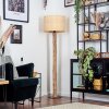 Cavaca Golvlampa Naturfärger, Svart, 1-ljuskällor