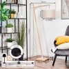 Bassagoda Golvlampa Naturfärger, Vit, 1-ljuskällor