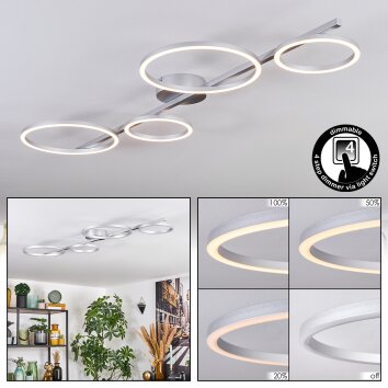 Firon Taklampa LED Silver, 1-ljuskällor