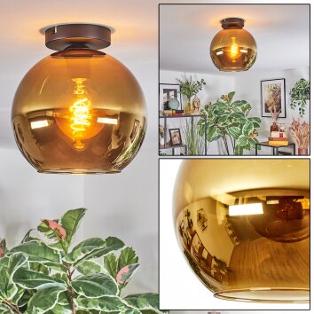 Koyoto Taklampa, kullampa Guld, 1-ljuskällor