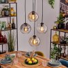 Koyoto Pendellampa, kullampa, Pendelbelysning Amber, Klart, Rökfärger, 4-ljuskällor