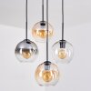 Koyoto Pendellampa, kullampa, Pendelbelysning Amber, Klart, Rökfärger, 4-ljuskällor