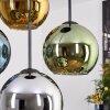 Koyoto Pendellampa, kullampa, Pendelbelysning Blå, Krom, Guld, Grön, Rökfärger, 4-ljuskällor