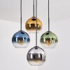 Koyoto Pendellampa, kullampa, Pendelbelysning Blå, Krom, Guld, Grön, Klart, Rökfärger, 4-ljuskällor