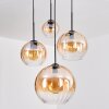 Koyoto Pendellampa, kullampa, Pendelbelysning 30 cm Amber, Klart, 4-ljuskällor