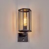 Monfanim vägglampa utomhus, Vägglampa Svart, 1-ljuskällor, Rörelsedetektor