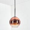Koyoto Pendellampa, kullampa, Pendelbelysning Klart, Kopparfärg, 1-ljuskällor