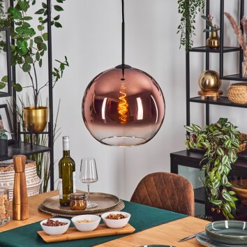 Koyoto Pendellampa, kullampa, Pendelbelysning Klart, Kopparfärg, 1-ljuskällor