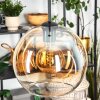 Koyoto Pendellampa, kullampa, Pendelbelysning 25 cm Amber, Klart, 1-ljuskällor