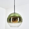 Koyoto Pendellampa, kullampa, Pendelbelysning 30 cm Grön, Klart, 1-ljuskällor