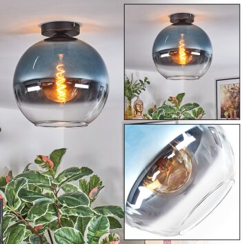 Koyoto Taklampa, kullampa 12 cm Blå, Klart, 1-ljuskällor