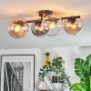 Koyoto Taklampa, kullampa Amber, Klart, Rökfärger, 4-ljuskällor