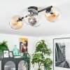 Koyoto Taklampa, kullampa Amber, Klart, Rökfärger, 4-ljuskällor