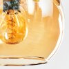 Koyoto Taklampa, kullampa Amber, Krom, Rökfärger, 4-ljuskällor