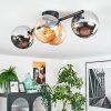 Koyoto Taklampa, kullampa Amber, Krom, Rökfärger, 4-ljuskällor