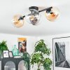 Gastor Taklampa, kullampa Amber, Klart, Rökfärger, 4-ljuskällor