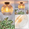 Koyoto Taklampa, kullampa 30 cm Amber, Klart, 1-ljuskällor