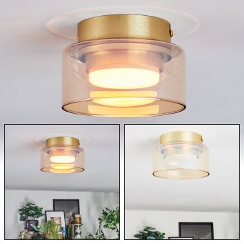 Folar Taklampa LED Guld, 1-ljuskällor