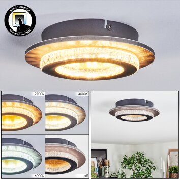 Lidor Taklampa LED Guld, Svart, 1-ljuskällor