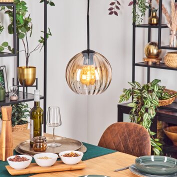 Koyoto Pendellampa, kullampa, Pendelbelysning Amber, Klart, 1-ljuskällor