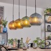 Koyoto Pendellampa, kullampa, Pendelbelysning Blå, Guld, Grön, Kopparfärg, 4-ljuskällor