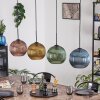 Koyoto Pendellampa, kullampa, Pendelbelysning Blå, Guld, Grön, Kopparfärg, 4-ljuskällor